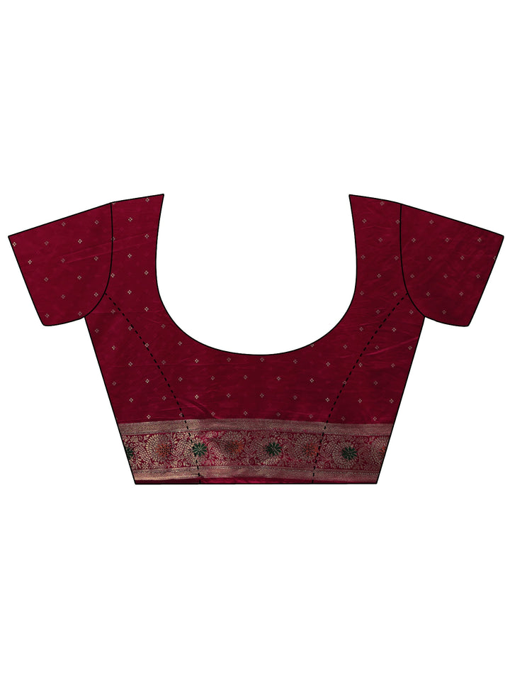 Libas Pink Gharchola Stone Work Silk Blend Saree