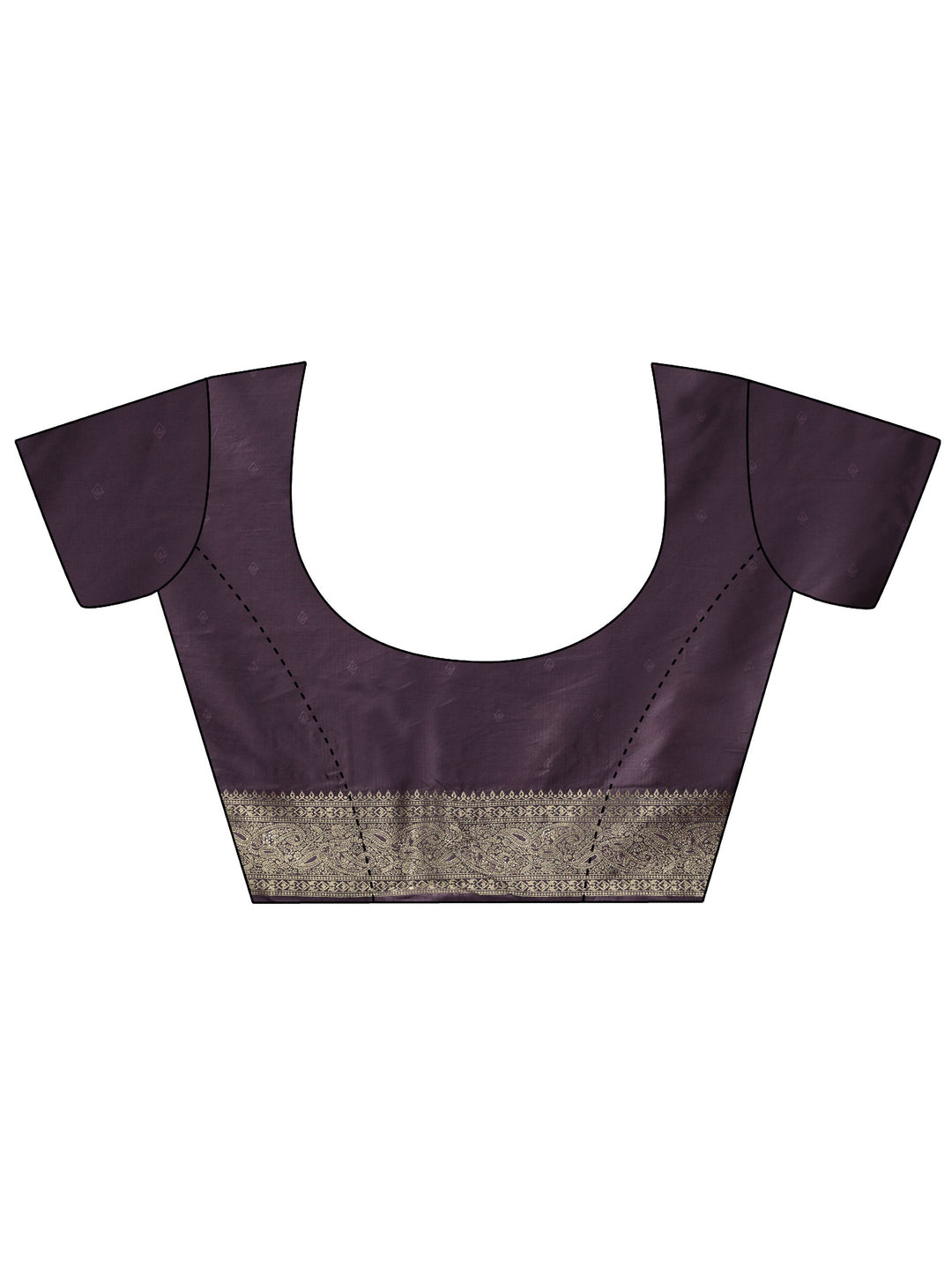 Libas Lavender Woven Design Silk Blend Saree