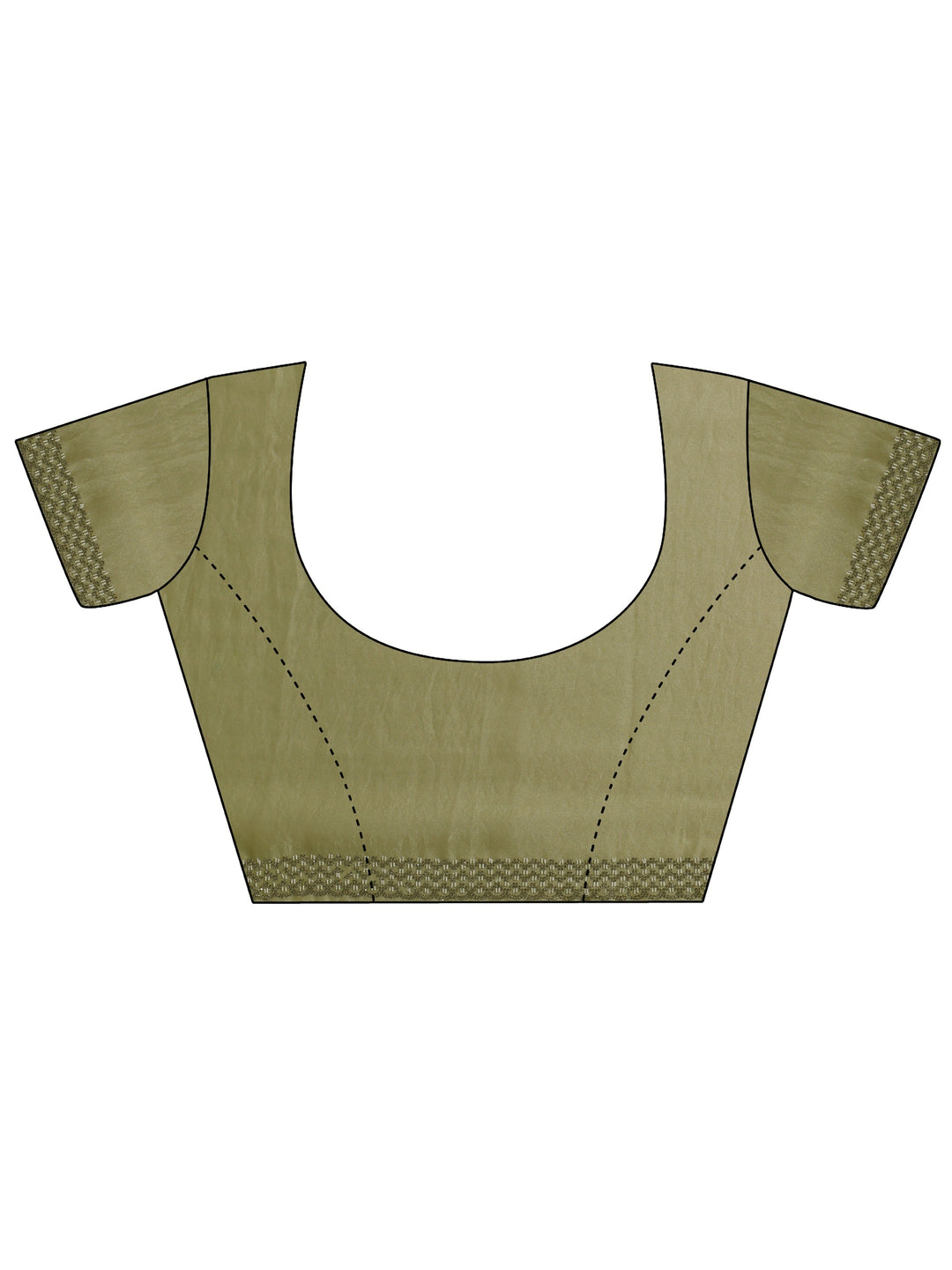 Libas Pista Green Embellished Tissue Saree