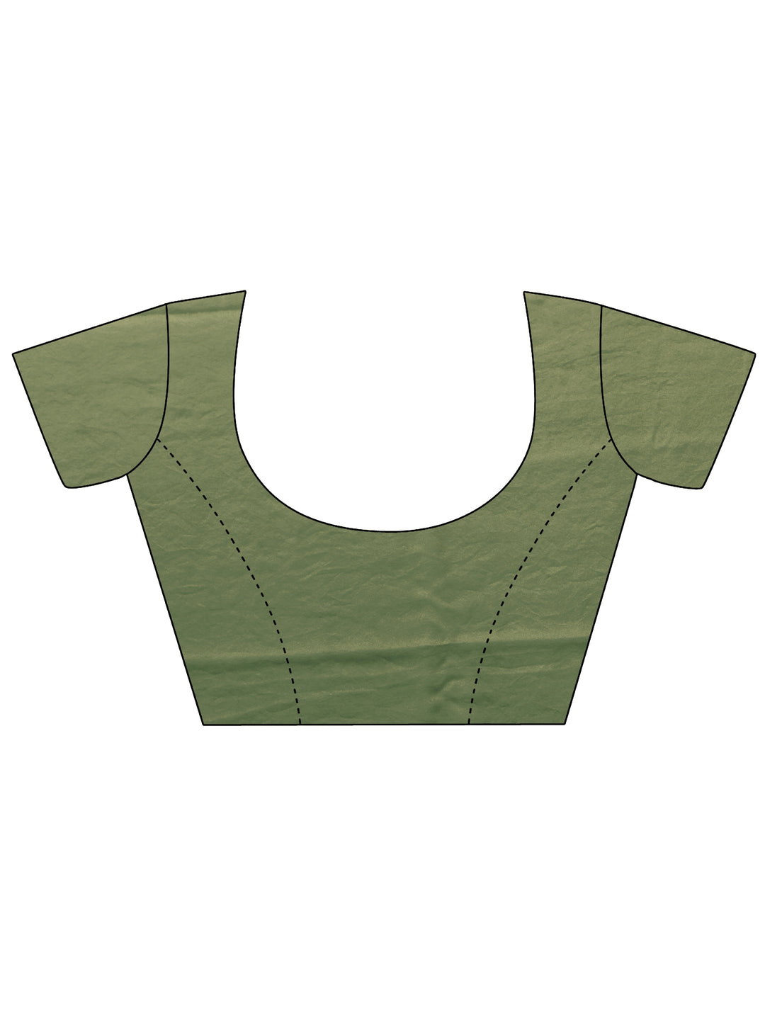 Libas Green Tissue Saree with Embellished Border