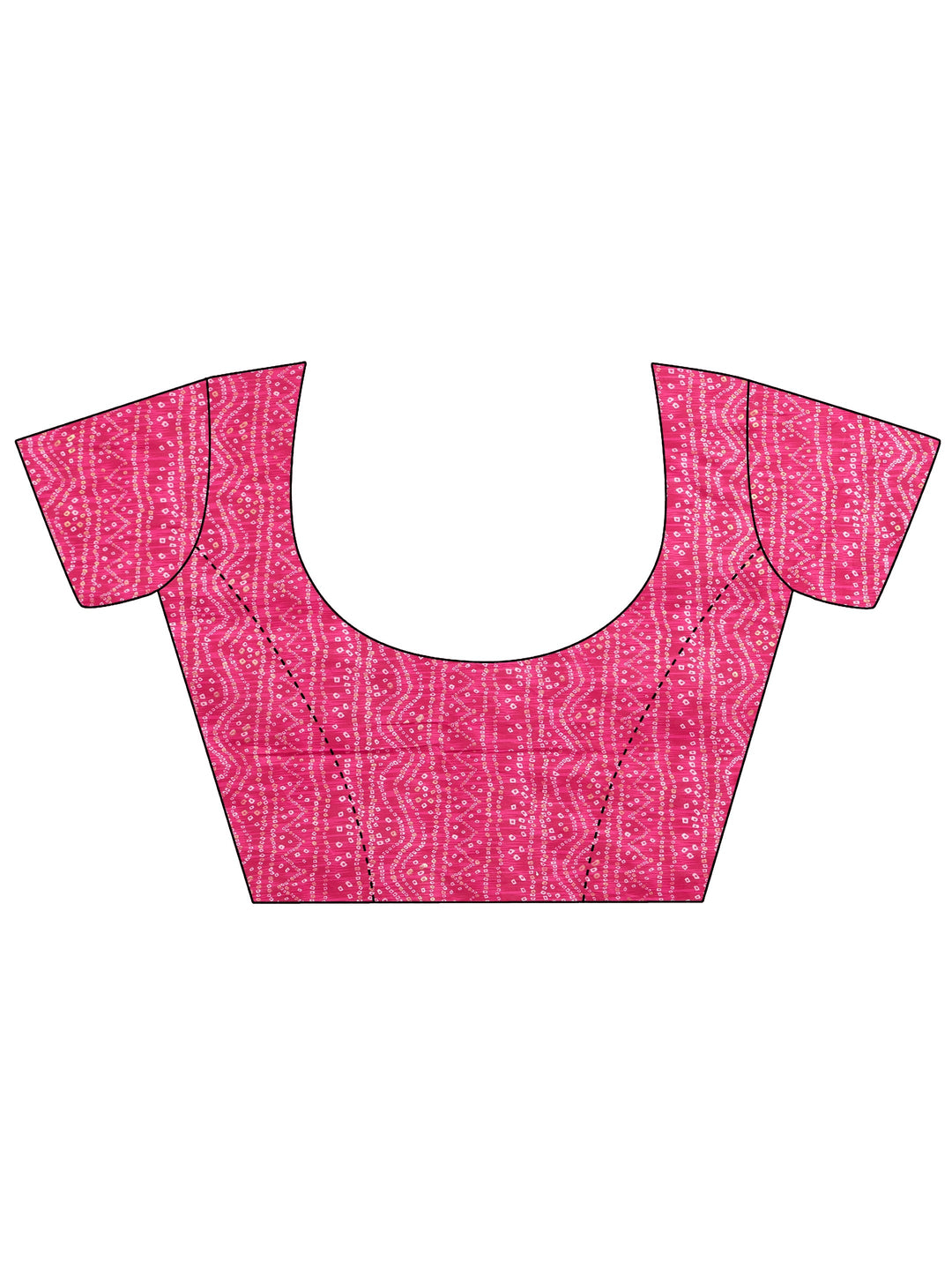 Libas Pink Woven Design Tissue Saree with Embellished Border