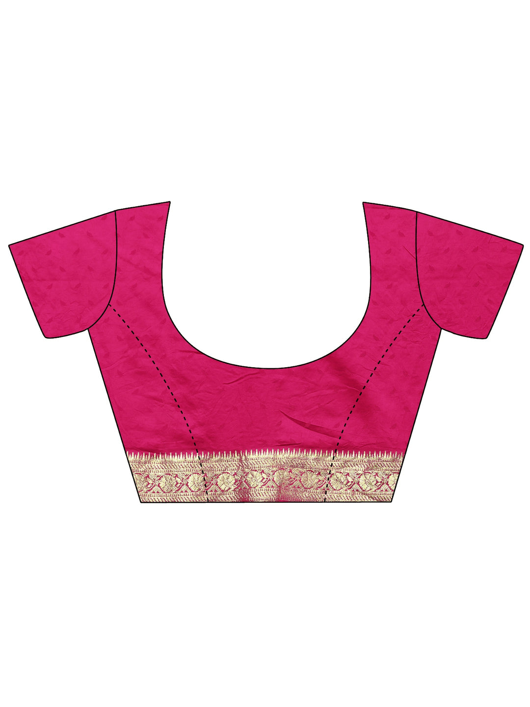 Libas Peach Gharchola Stone Work Silk Blend Saree