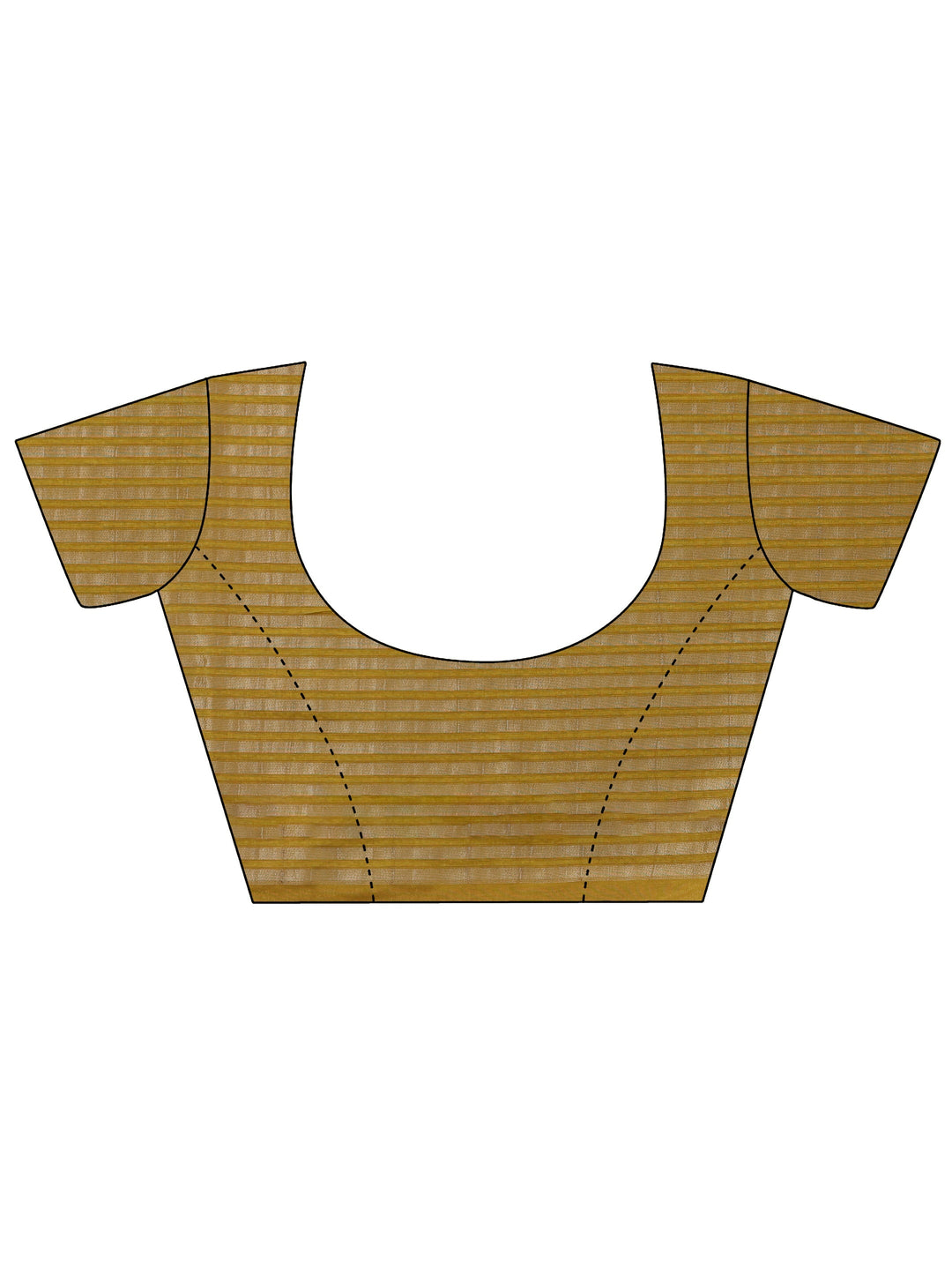 Libas Mustard Leaf Woven Design Textured Silk Blend Tassel Saree