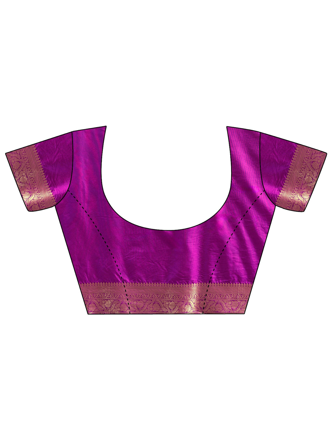 Libas Wine Ethnic Woven Design Silk Blend Tassel Saree
