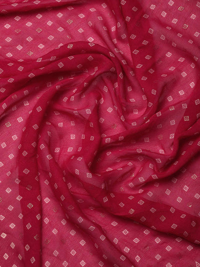 Pink Printed Georgette Saree - ShopLibas