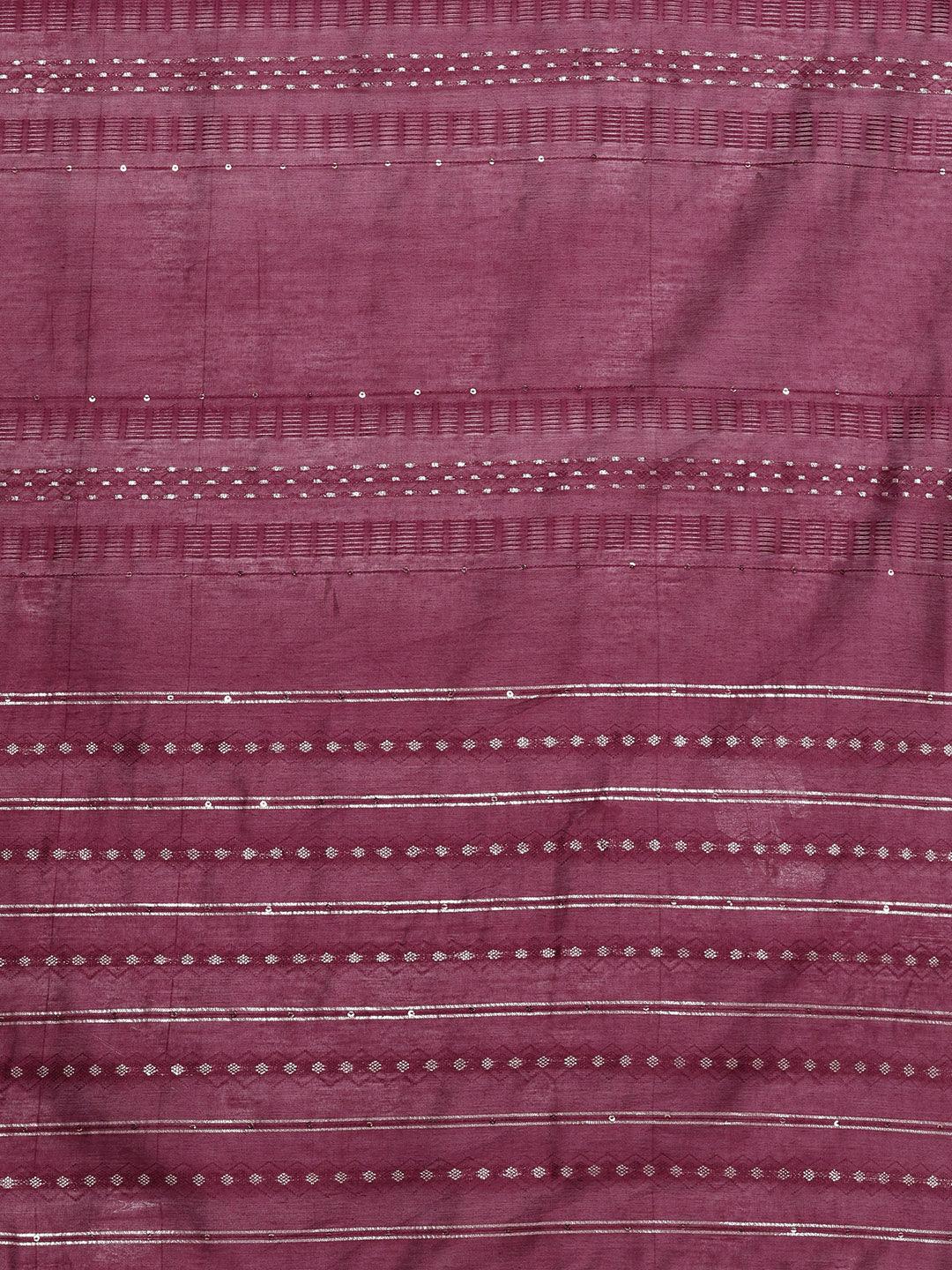 Plus Size Maroon Printed Silk Blend Straight Kurta With Trousers & Dupatta - ShopLibas 