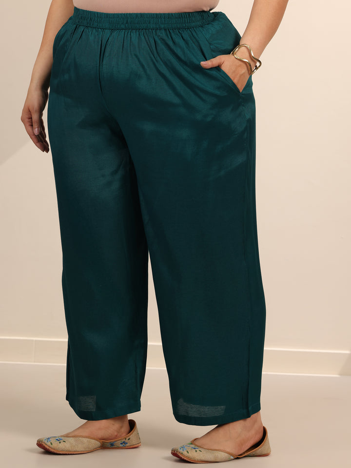 Plus Size Mutli Printed Organza Straight Suit Set With Dupatta