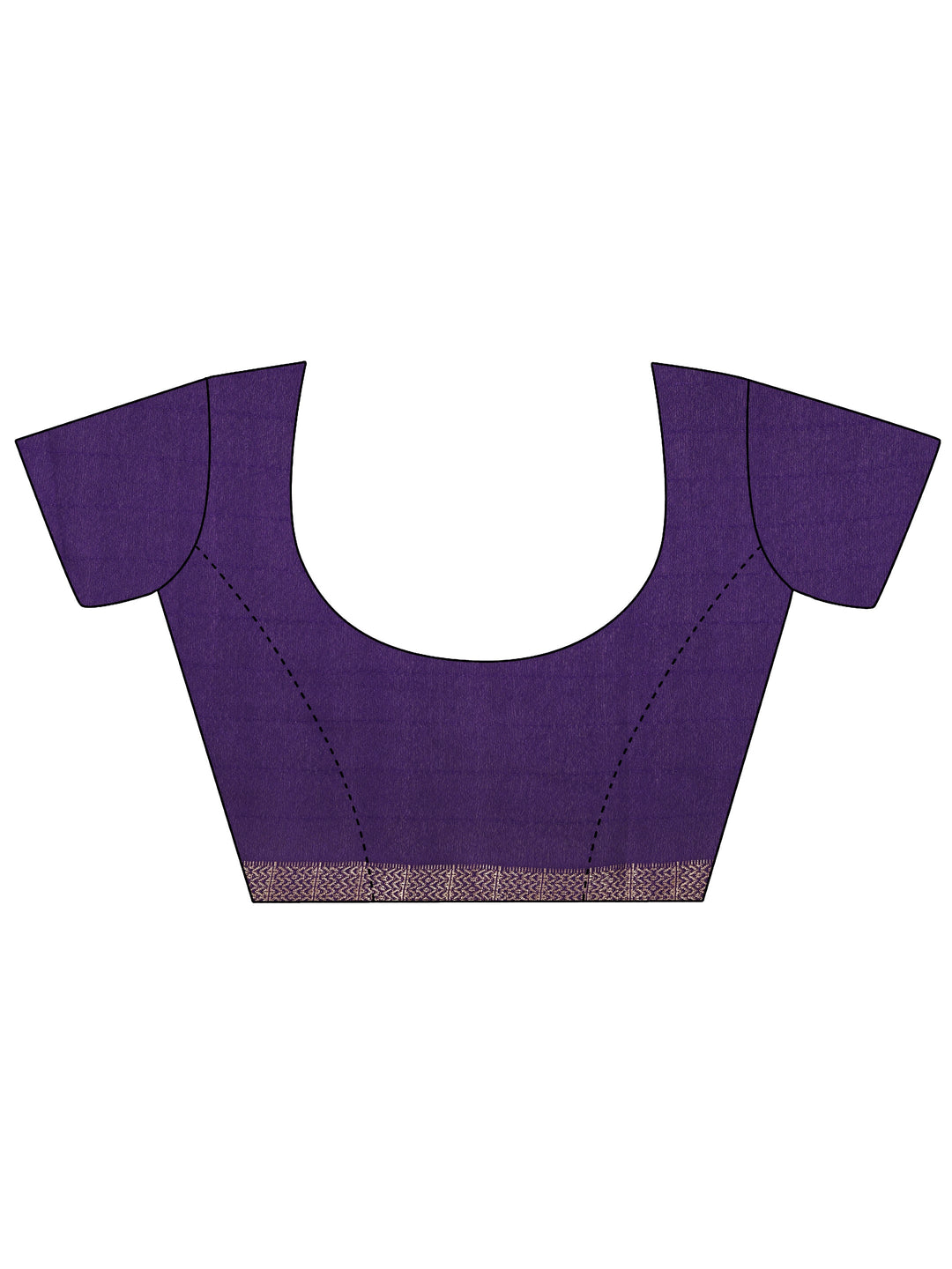 Purple Bandhani Printed Georgette Saree With Unstitched Blouse Piece