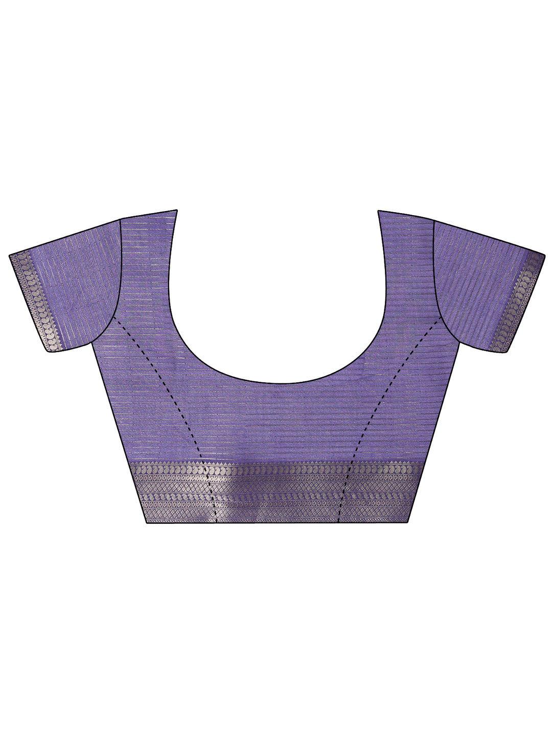 Off white Solid Silk Blend Saree With Unstitched Blouse Piece