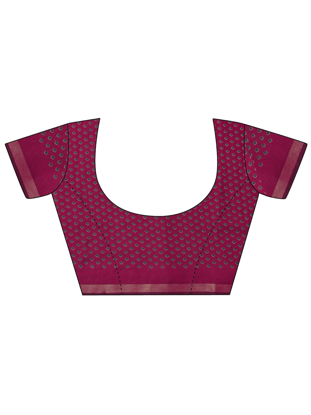 Teal Solid Cotton Saree With Unstitched Blouse Piece