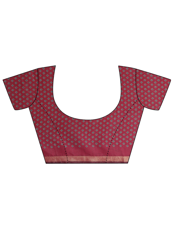 Mustard Solid Cotton Blend Saree With Unstitched Blouse Piece