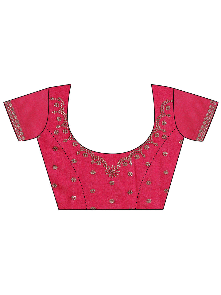 Mustard Solid Silk blend Saree With Unstitched Blouse Piece