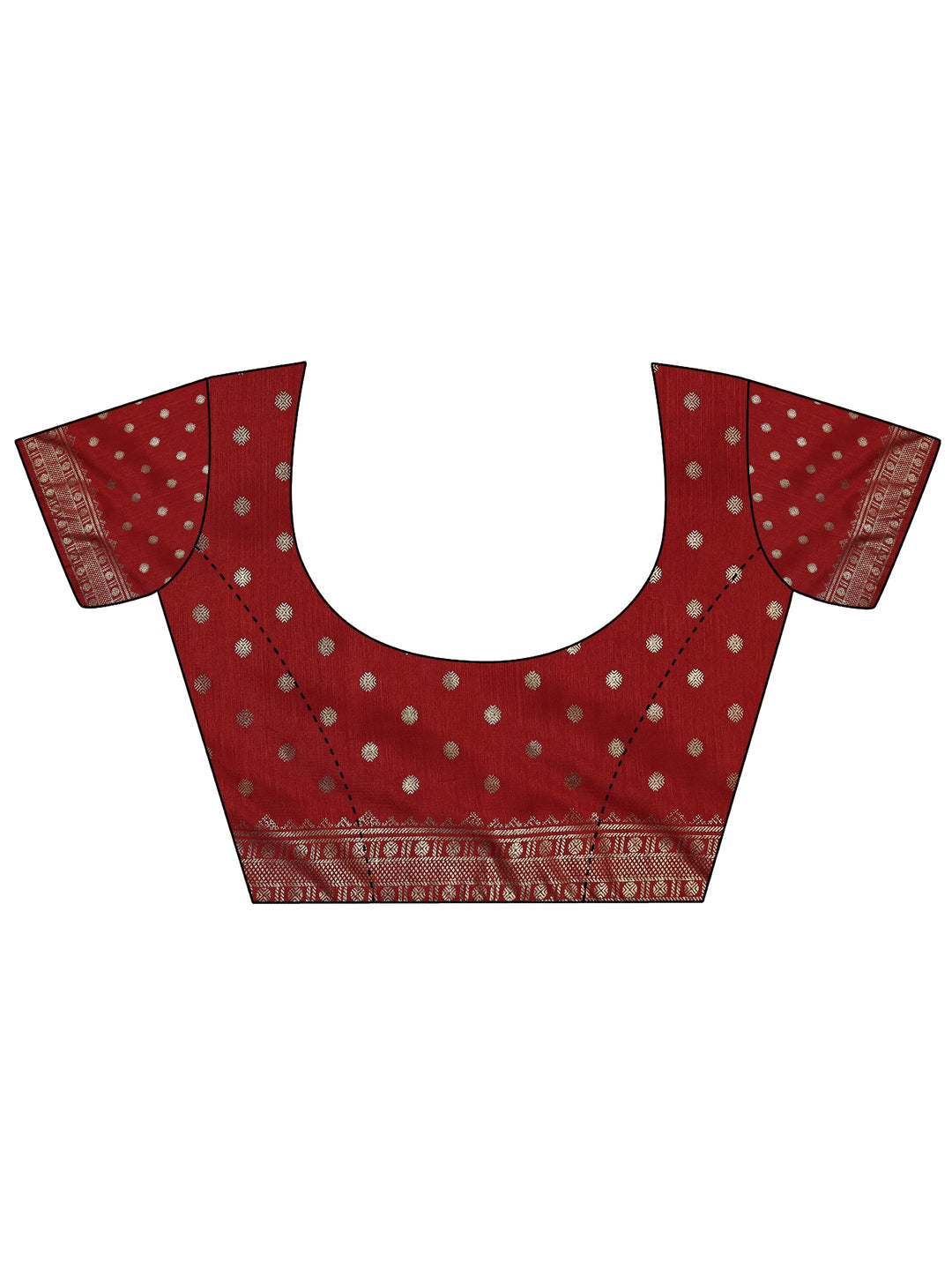 Green Embellished Silk Blend Saree With Unstitched Blouse Piece