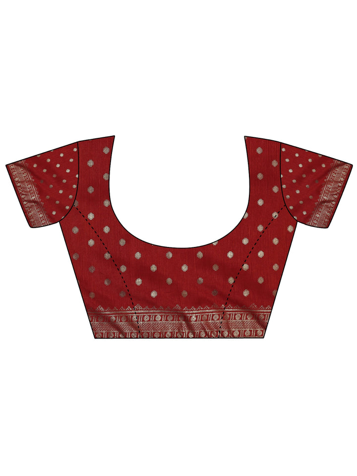 Green Embellished Silk Blend Saree With Unstitched Blouse Piece