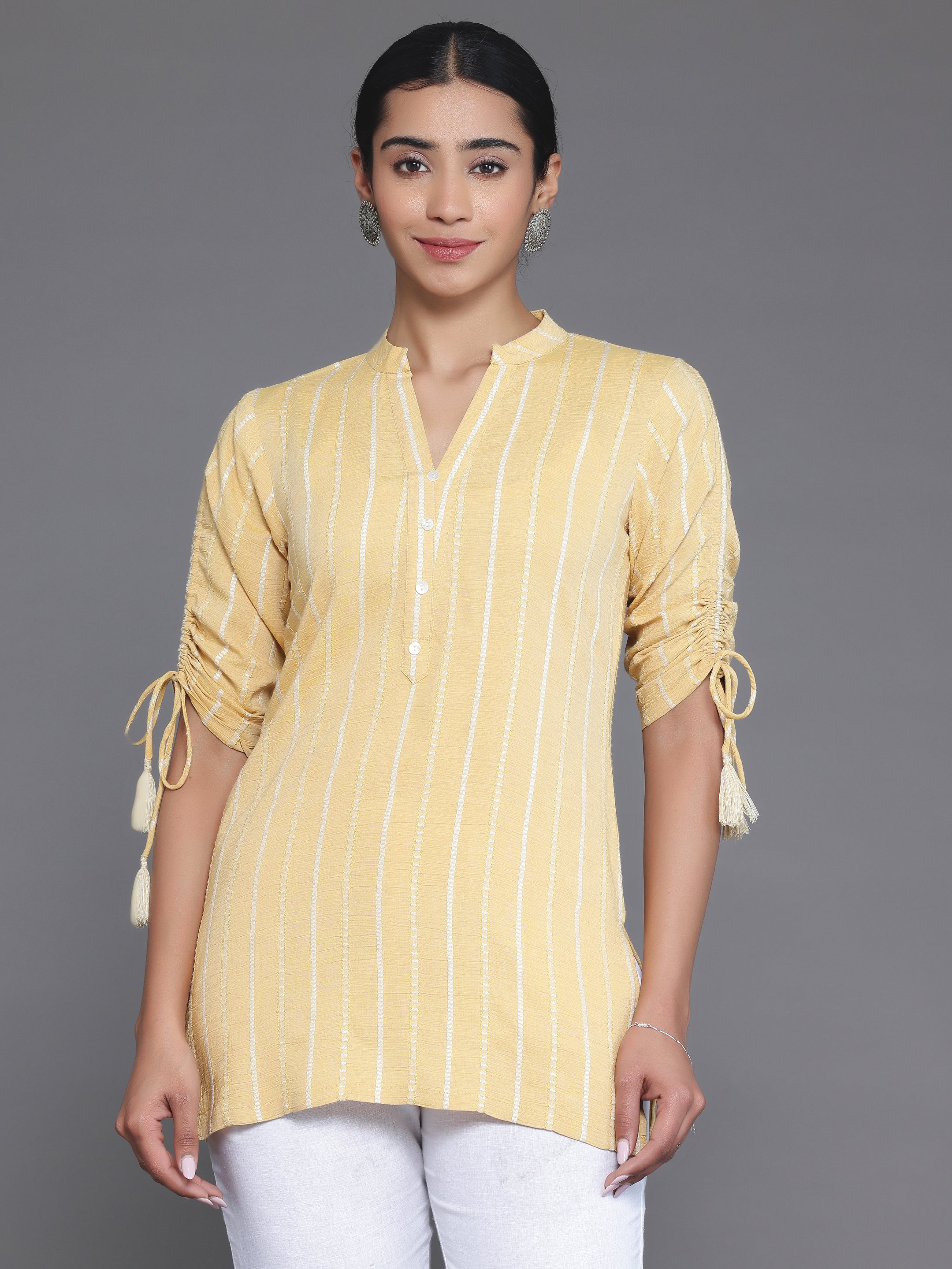 Shop Traditional Mustard Kurtas for Women Online ShopLibas
