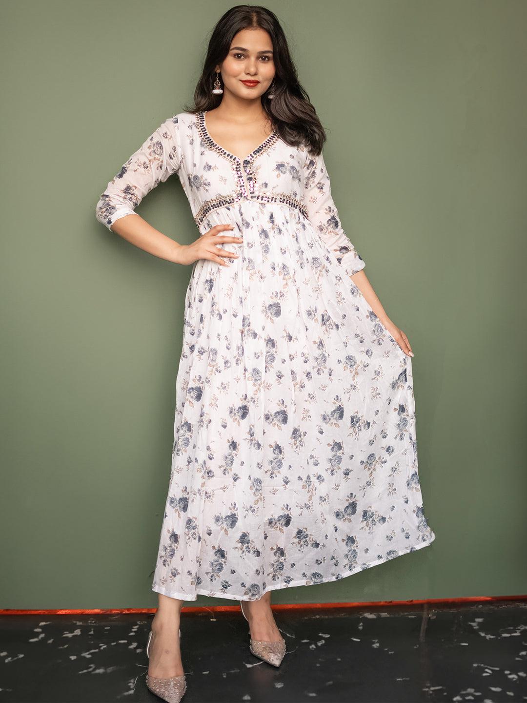 fit and flare dress nz Fit-and-Flare Dress with Asymmetrical Neckline VIDR992574