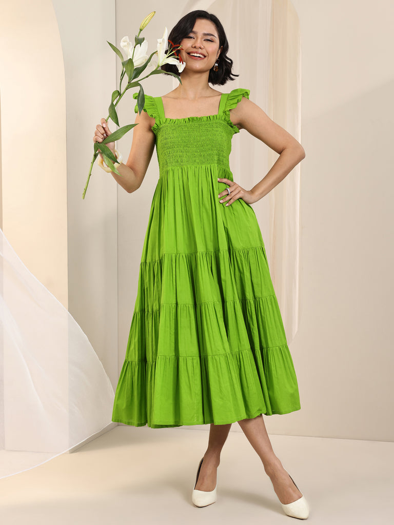 parrot green one piece dress What You Love Green Belted Floral One Piece – Shop the Mint