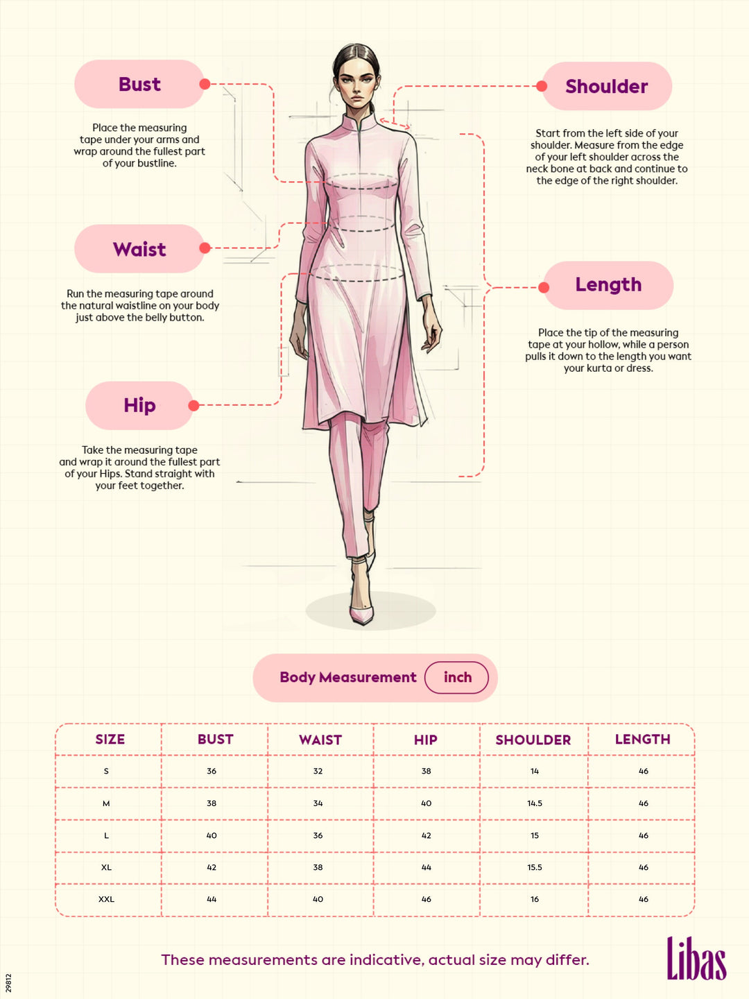 Pink Embroidered Rayon Straight Kurta