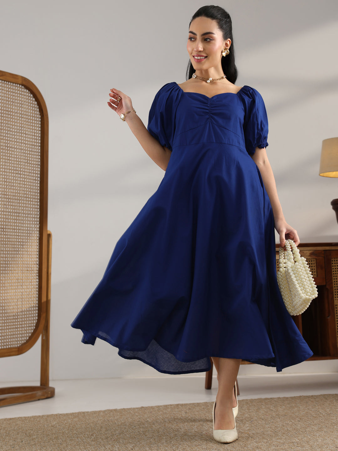 Ladies Dark Blue One Piece Dress Buy Blue Solid Cotton A-Line One Piece Dress Online Ladies Dark Blue One Piece Dress Buy Blue Solid Cotton A-Line One Piece Dress Online