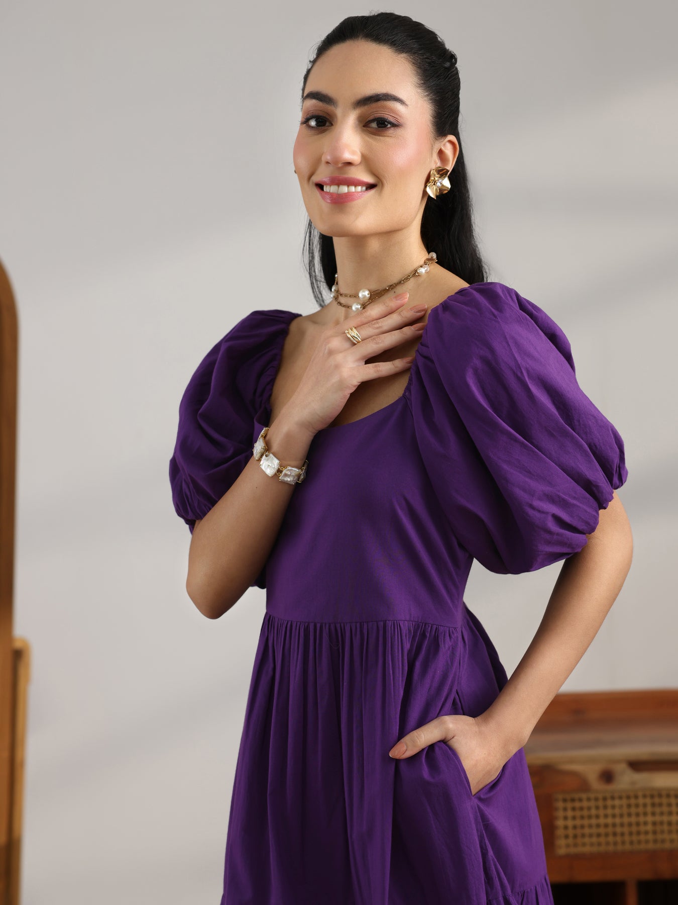 purple fit and flare dress Purple Fit And Flare Prom Dress Long A-Line Lavender Purple Prom Dress With Embroidery