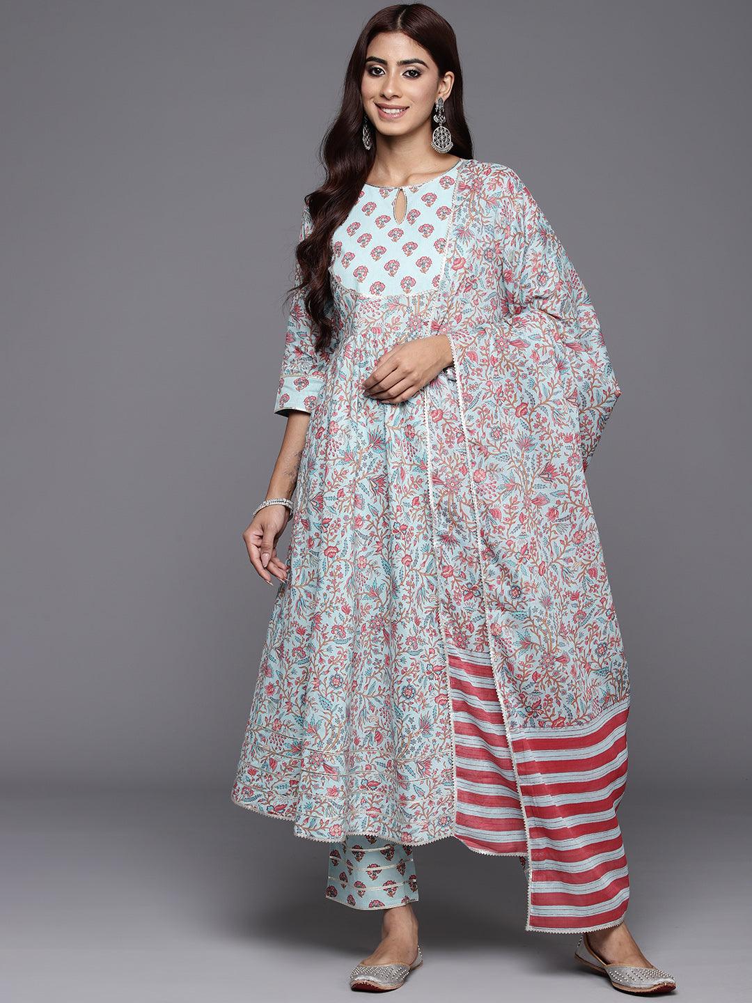 cotton anarkali dress design cotton anarkali dress design