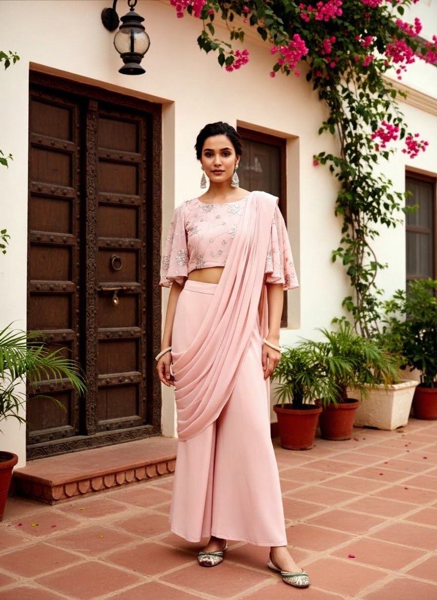 libas-art-red-embellished-tissue-saree-with-unstitched-blouse