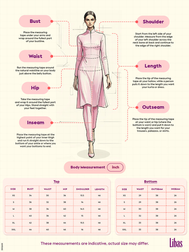 Pink Self Design Cotton Anarkali Kurta With Trousers