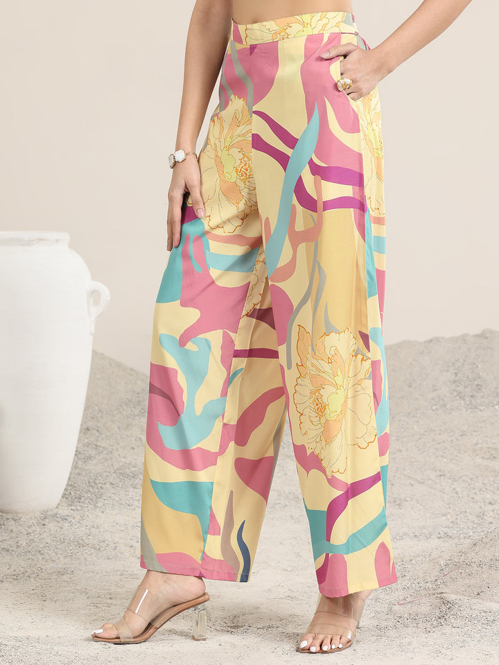 Multi Printed Poly Crepe Co ord sets