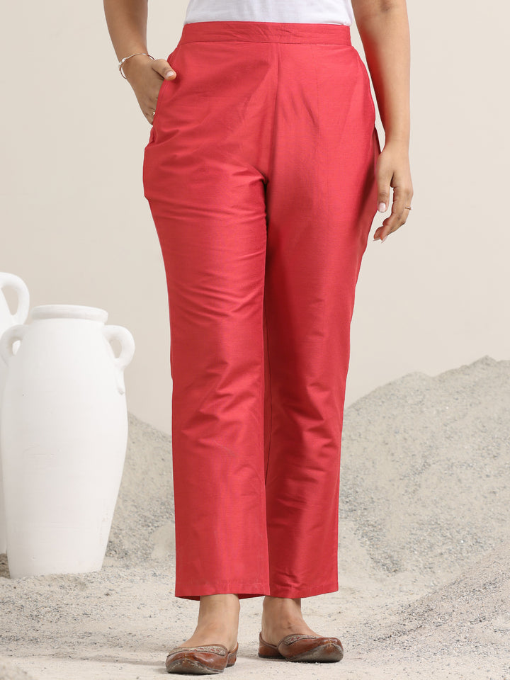 Coral Printed Rayon Straight Suit With Dupatta