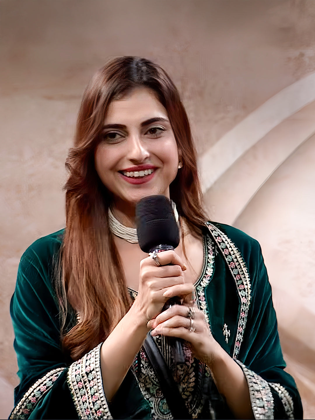 Amruta Teal Embroidered Velvet Straight Suit Set With Dupatta