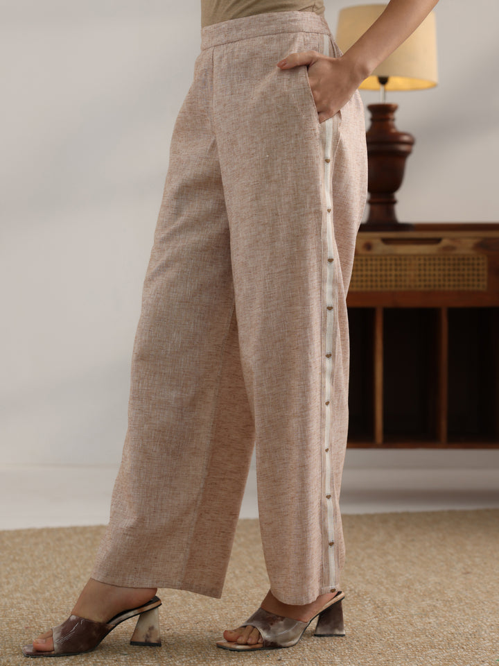 Brown Striped Printed Co-Ord Set