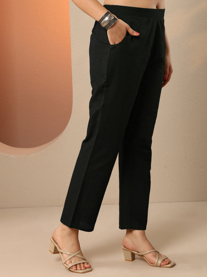 Green Woven Design Silk Blend Straight Suit Set With Dupatta