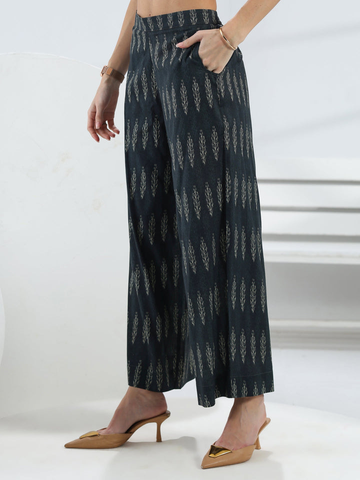 Black Printed Cotton Co-Ord Set