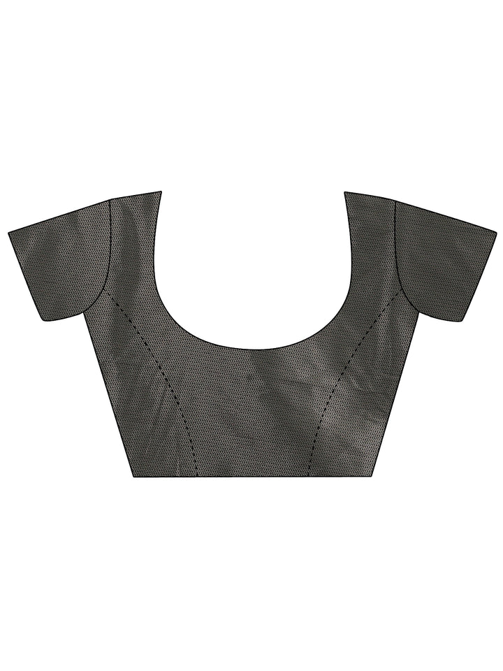 Green Woven Design Banarsi Silk Blend Saree With Unstitched Blouse Piece