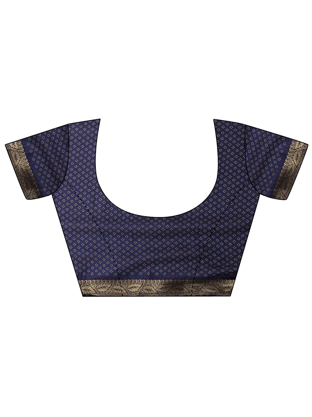 Red Printed Silk Blend Saree With Unstitched Blouse Piece