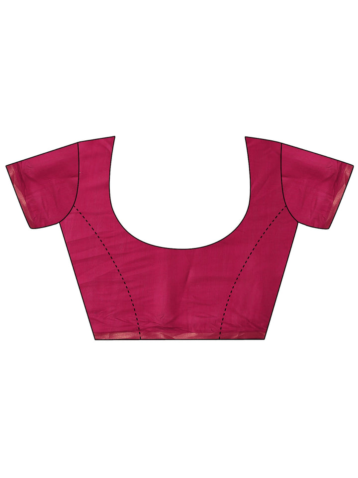 Beige Paisley Printed Silk Blend Saree With Unstitched Blouse Piece