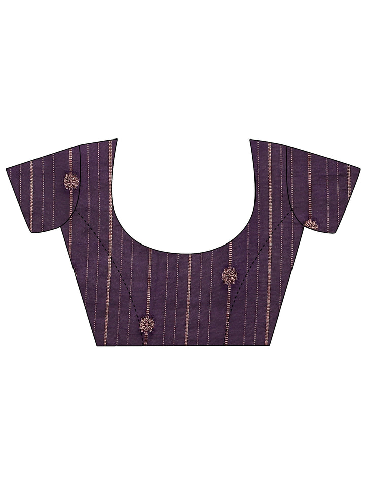 Pink Woven Design Banarsi Silk Blend Saree With Unstitched Blouse Piece