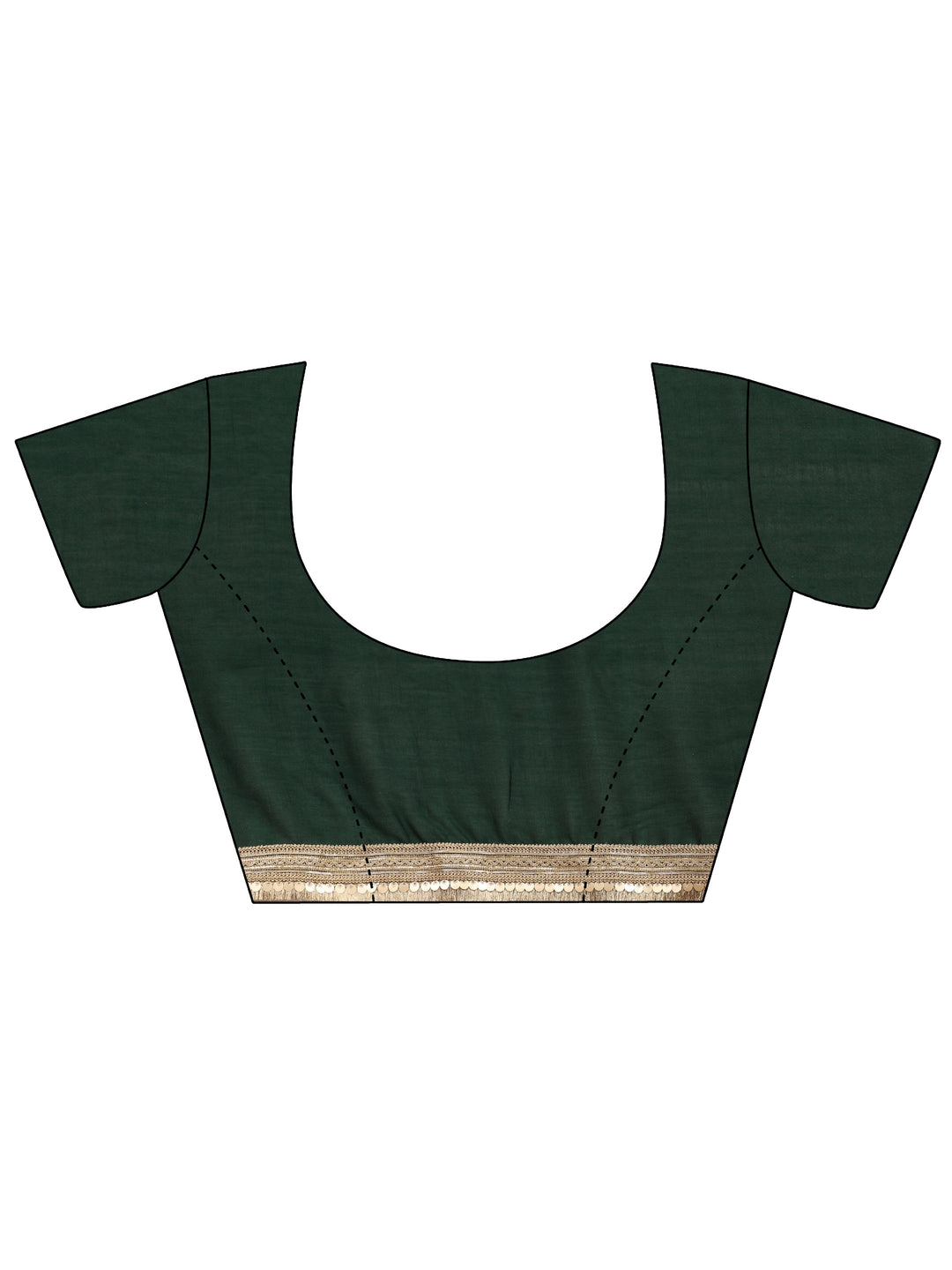 Red Tribal Printed Silk Blend Saree With Unstitched Blouse Piece