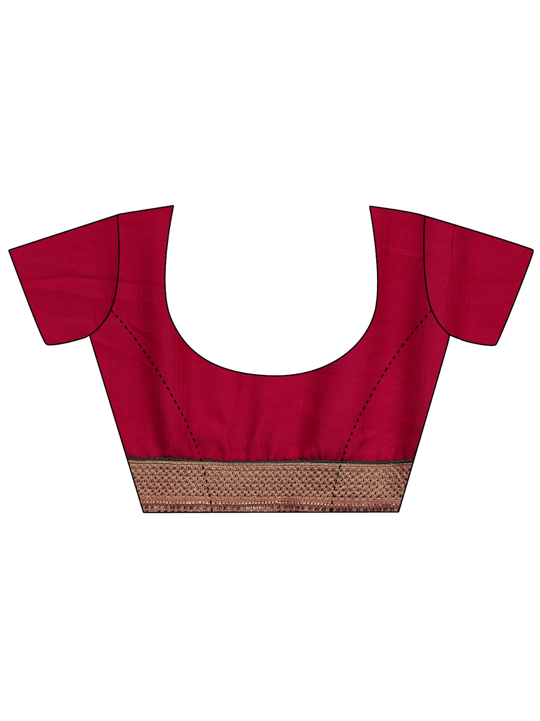 Pink Bandhani Printed Silk Blend Saree With Unstitched Blouse Piece