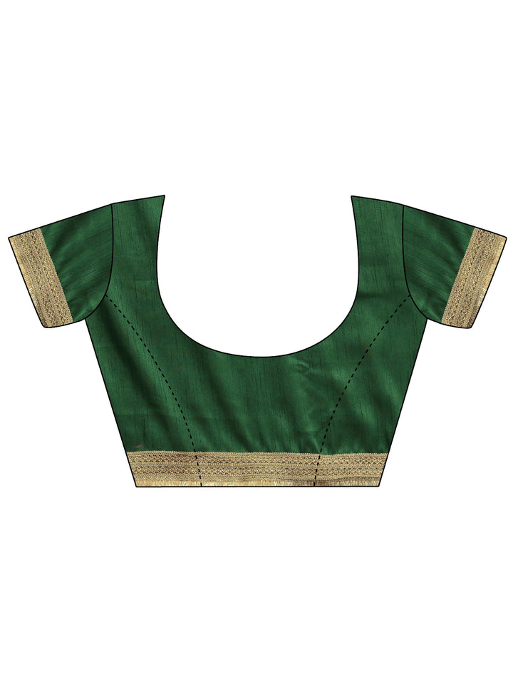 Pink Bandhani Printed Silk Blend Saree With Unstitched Blouse Piece