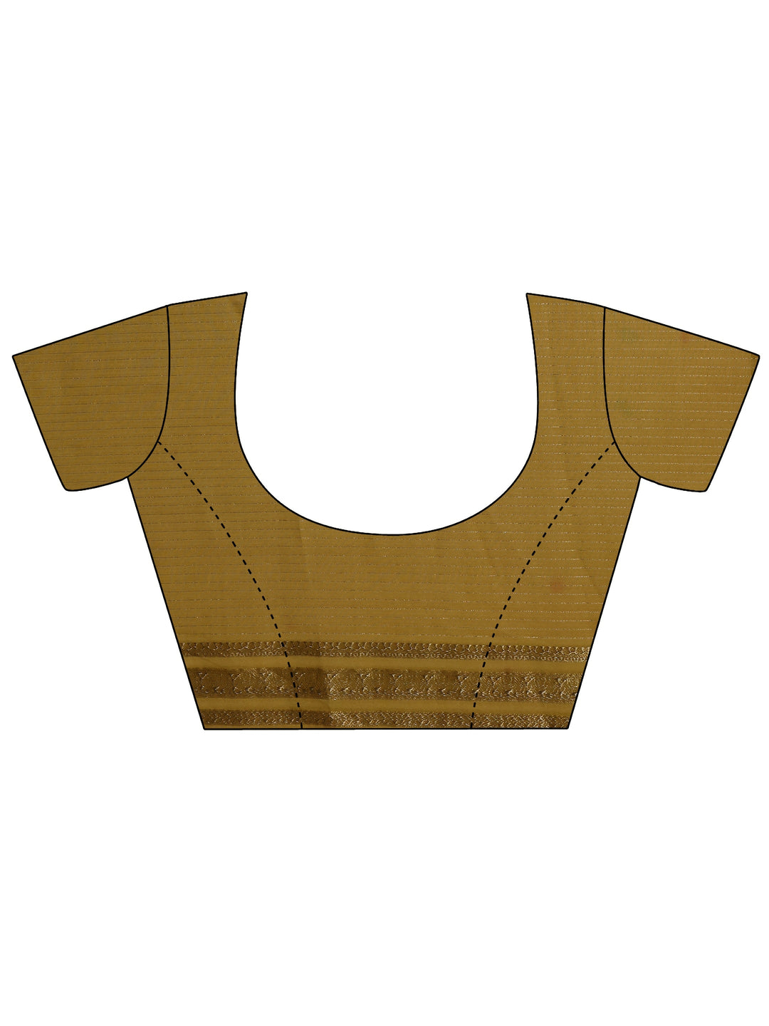 Mustard Embellished Silk Blend Saree With Unstitched Blouse Piece