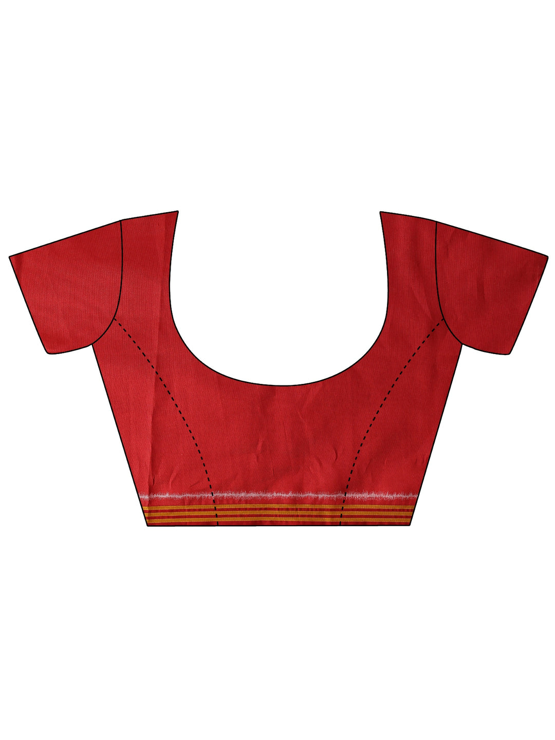 Multi Printed Silk Saree With Unstitched Blouse Piece