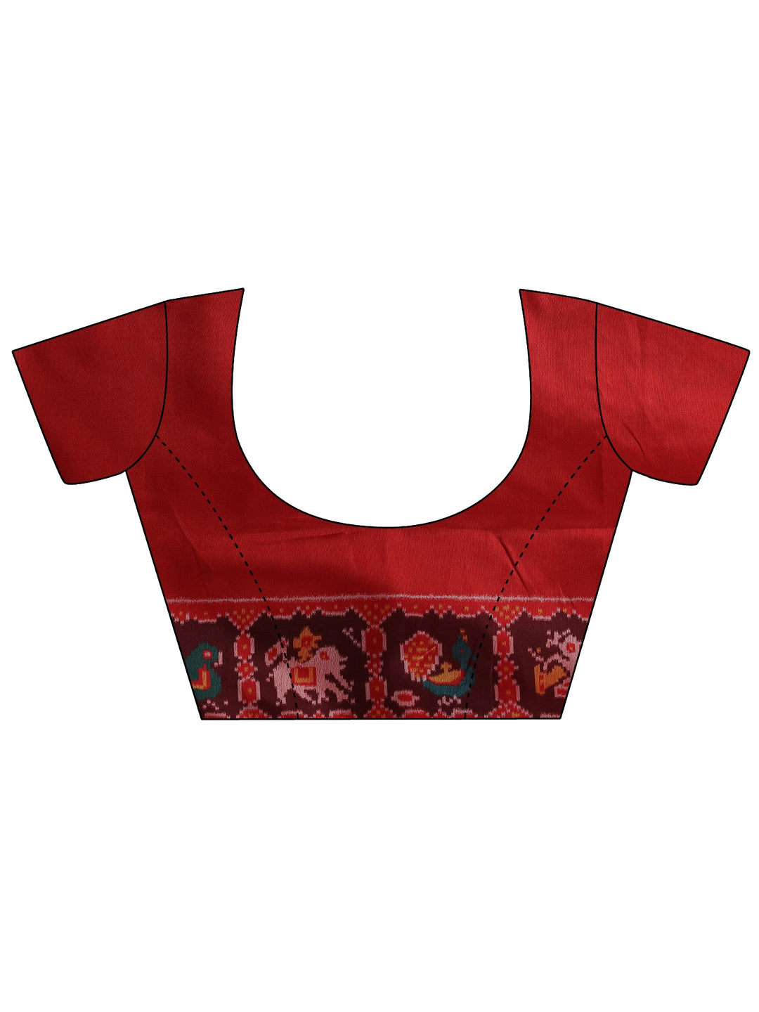 Green Solid Silk Saree With Unstitched Blouse Piece