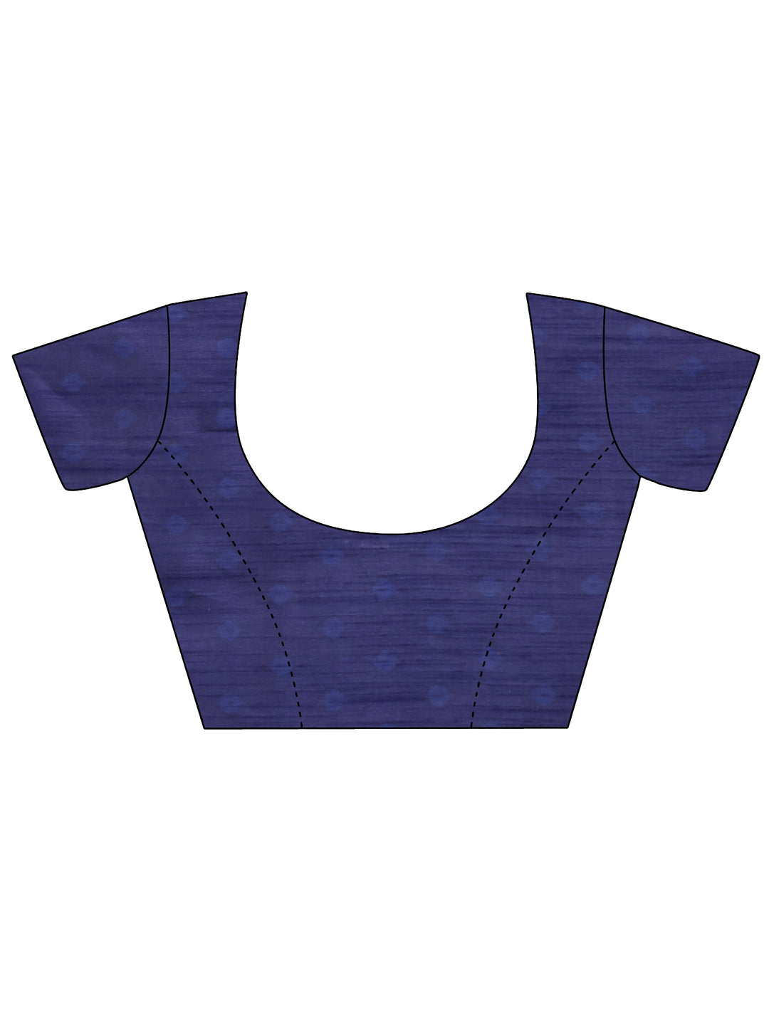 Purple Ikat Printed Silk Saree With Unstitched Blouse Piece