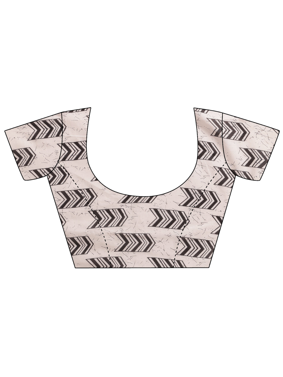 Black Solid Cotton Saree With Unstitched Blouse Piece