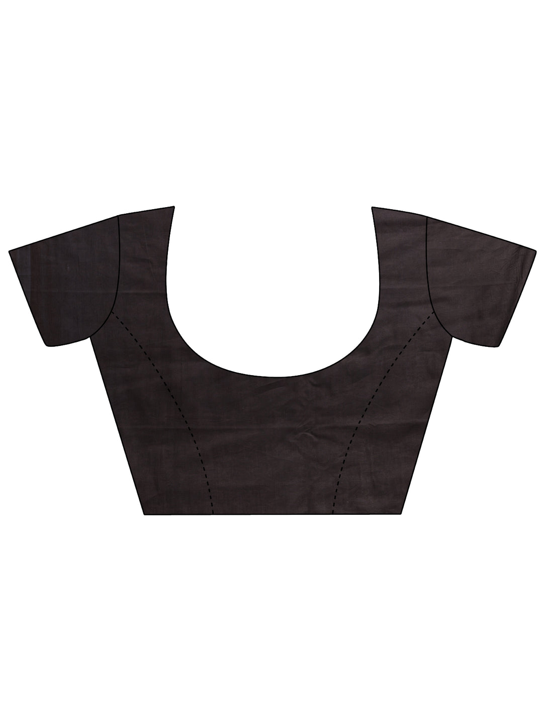 Red Solid Cotton Saree With Unstitched Blouse Piece