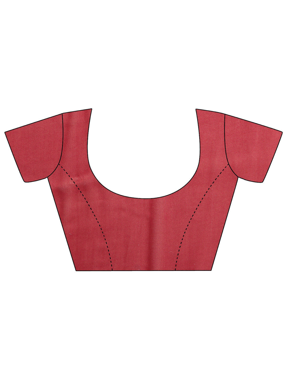 Brown Ethnic Motifs Printed Silk Blend Saree With Unstitched Blouse Piece