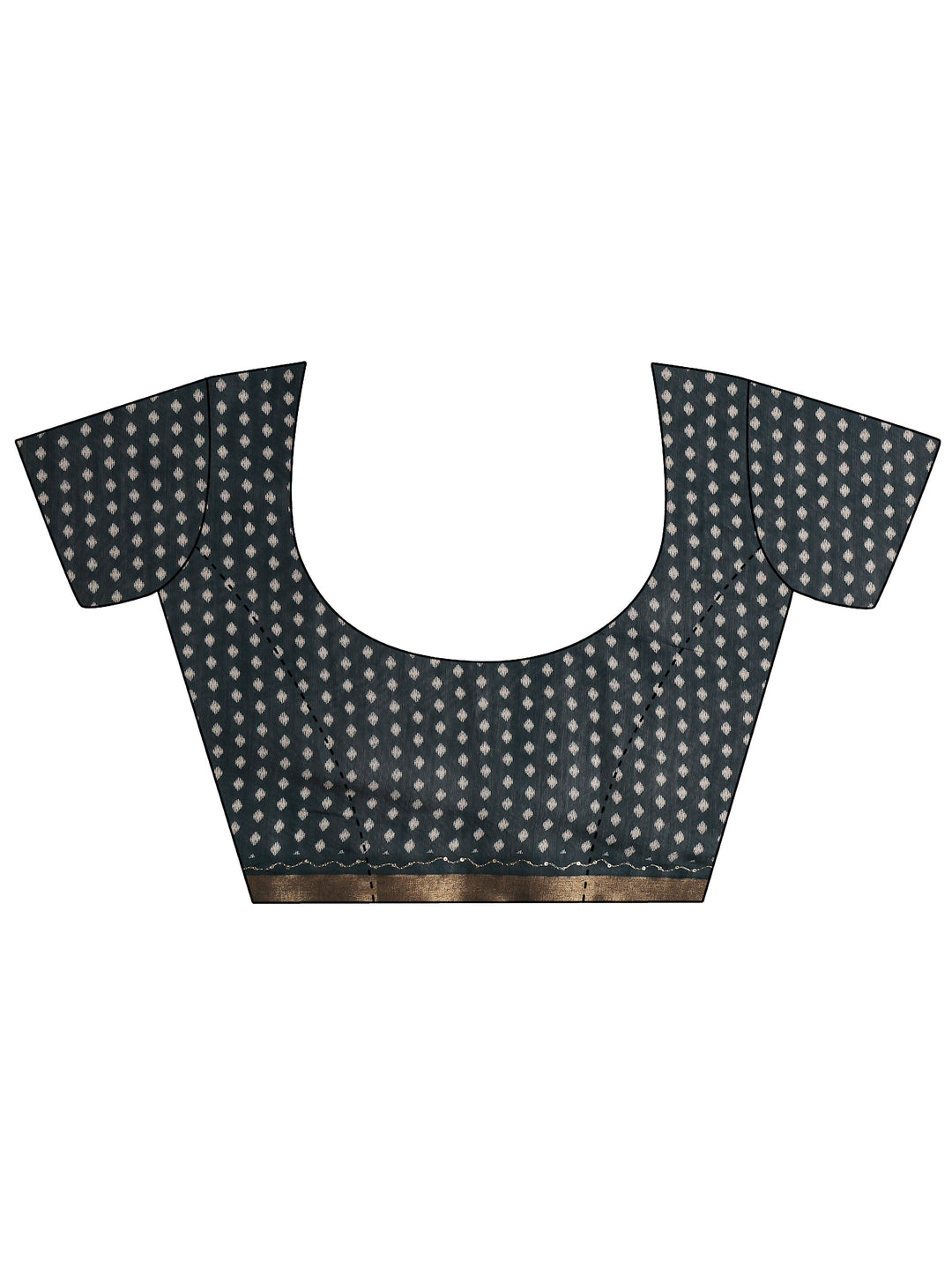 Maroon Mirror Work Silk Blend Saree 
With Unstitched Blouse Piece