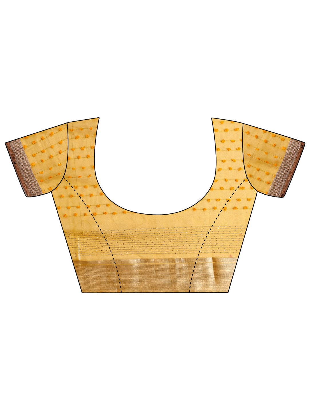 Mustard Woven Design Chanderi Silk Saree With Unstitched Blouse Piece