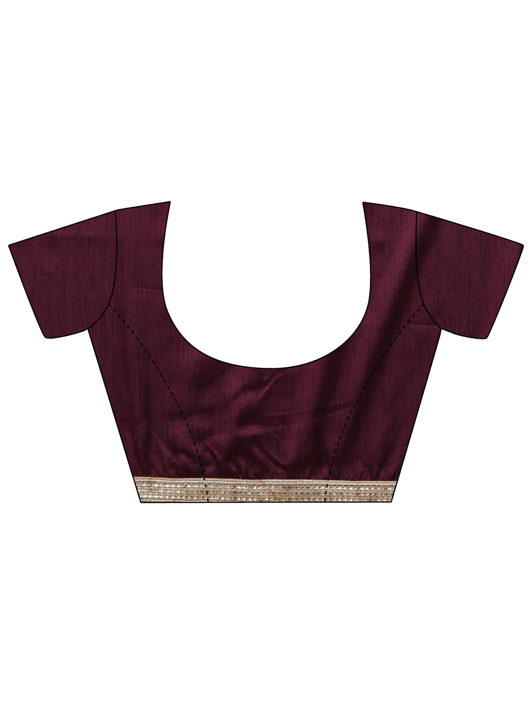 Lavender Woven Design Tissue Saree With Unstitched Blouse Piece